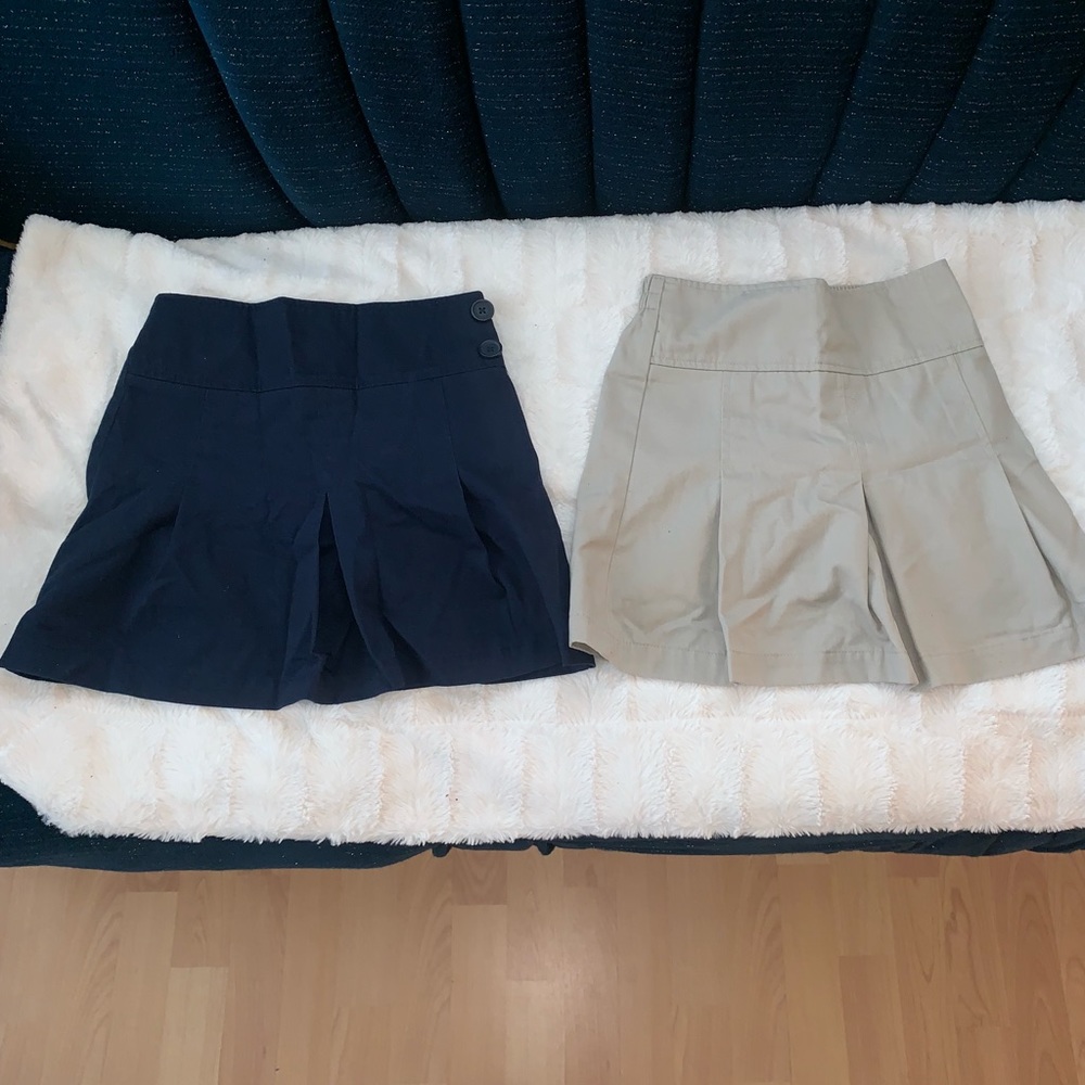 Girls uniform skirts